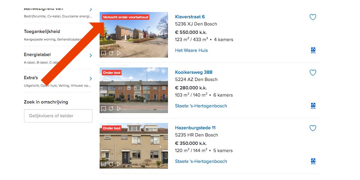 OVB afkorting van Onder Voorbehoud [Verkocht]
