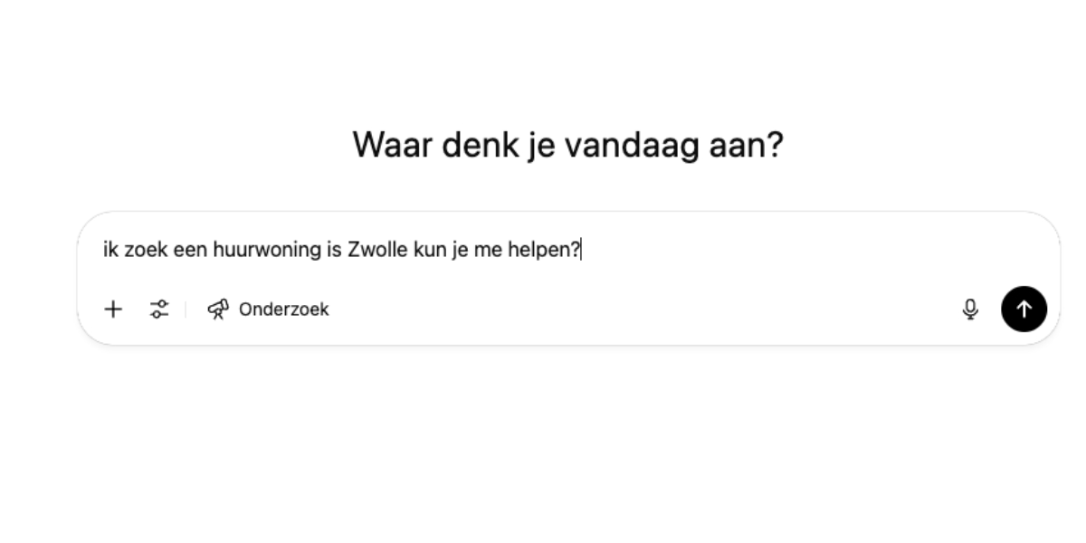 Huurwoning vinden met AI en ChatGPT