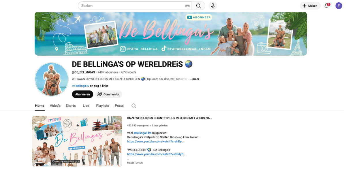 DE BELLiNGA'S OP WERELDREiS